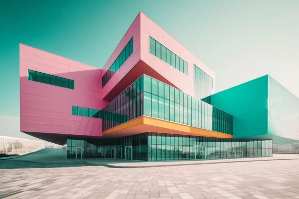 futuristic-skyscraper-reflects-bright-blue-computer-graphic-steel-facade-generated-by-ai_188544-55485